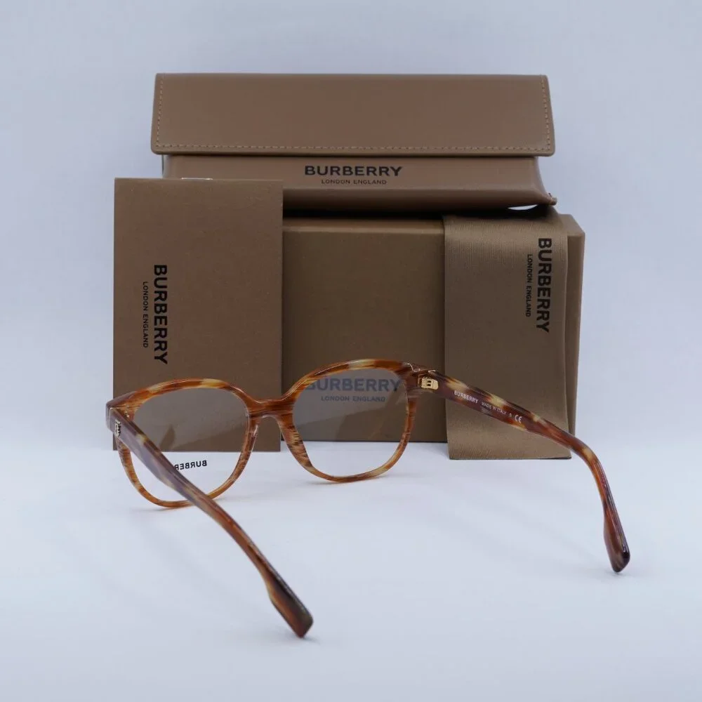 Burberry BE2332 3915 Square Eyeglasses 52mm - Spotted Havana - Picture 5 of 11